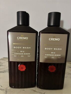 Cremo Vintage Suede No.21 Body Wash — set of 2